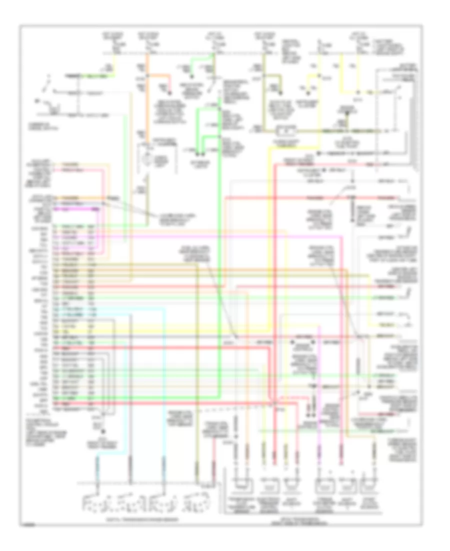 7.3L DI Turbo Diesel, AT Wiring Diagram, 4R100 for Ford Cutaway E350 Super Duty 1999