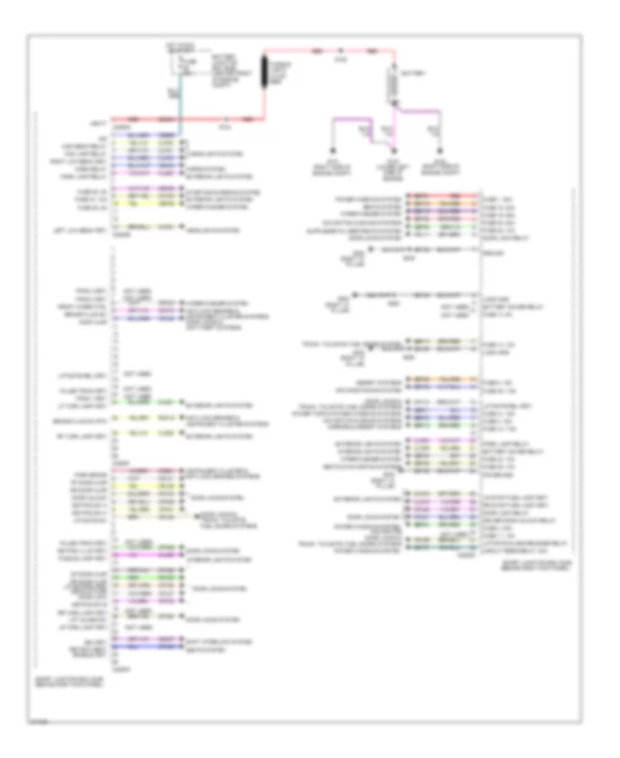 Body Control Modules Wiring Diagram 1 of 2 for Ford Expedition EL Limited 2013