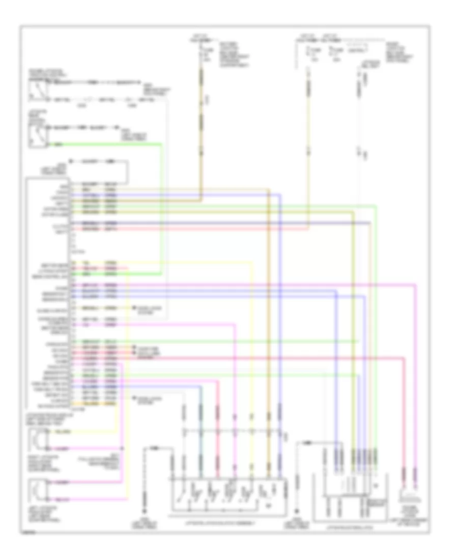 Trunk Release Wiring Diagram for Ford Expedition EL Limited 2013