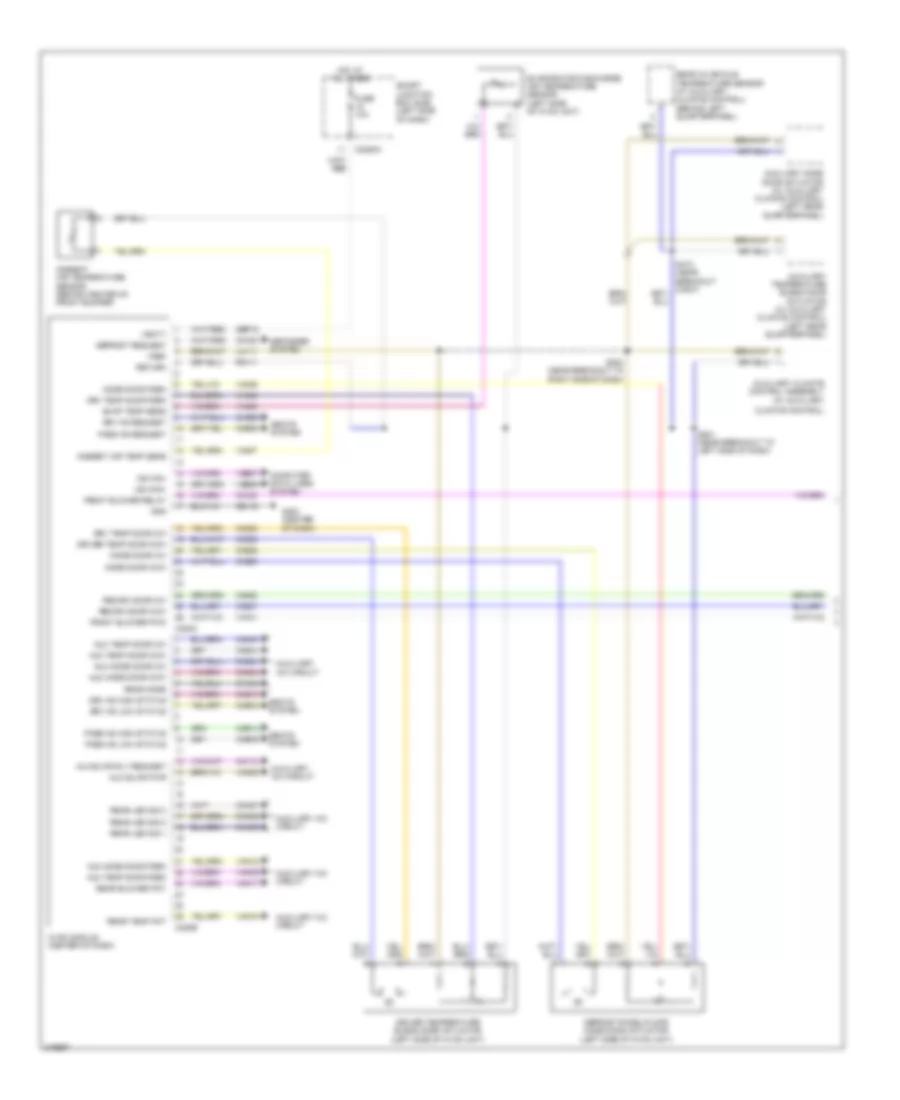Manual A C Wiring Diagram 1 of 2 for Ford Flex SE 2010