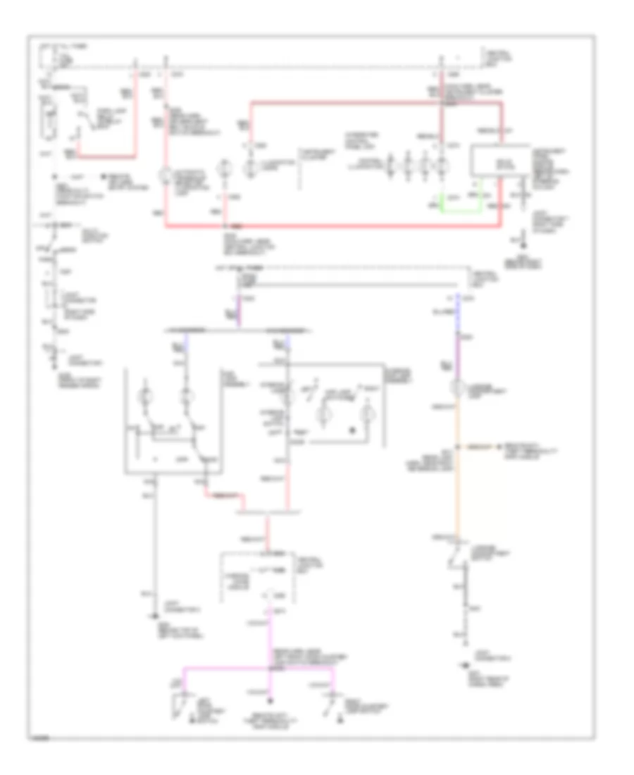 Interior Light Wiring Diagram for Ford ZX2 2002
