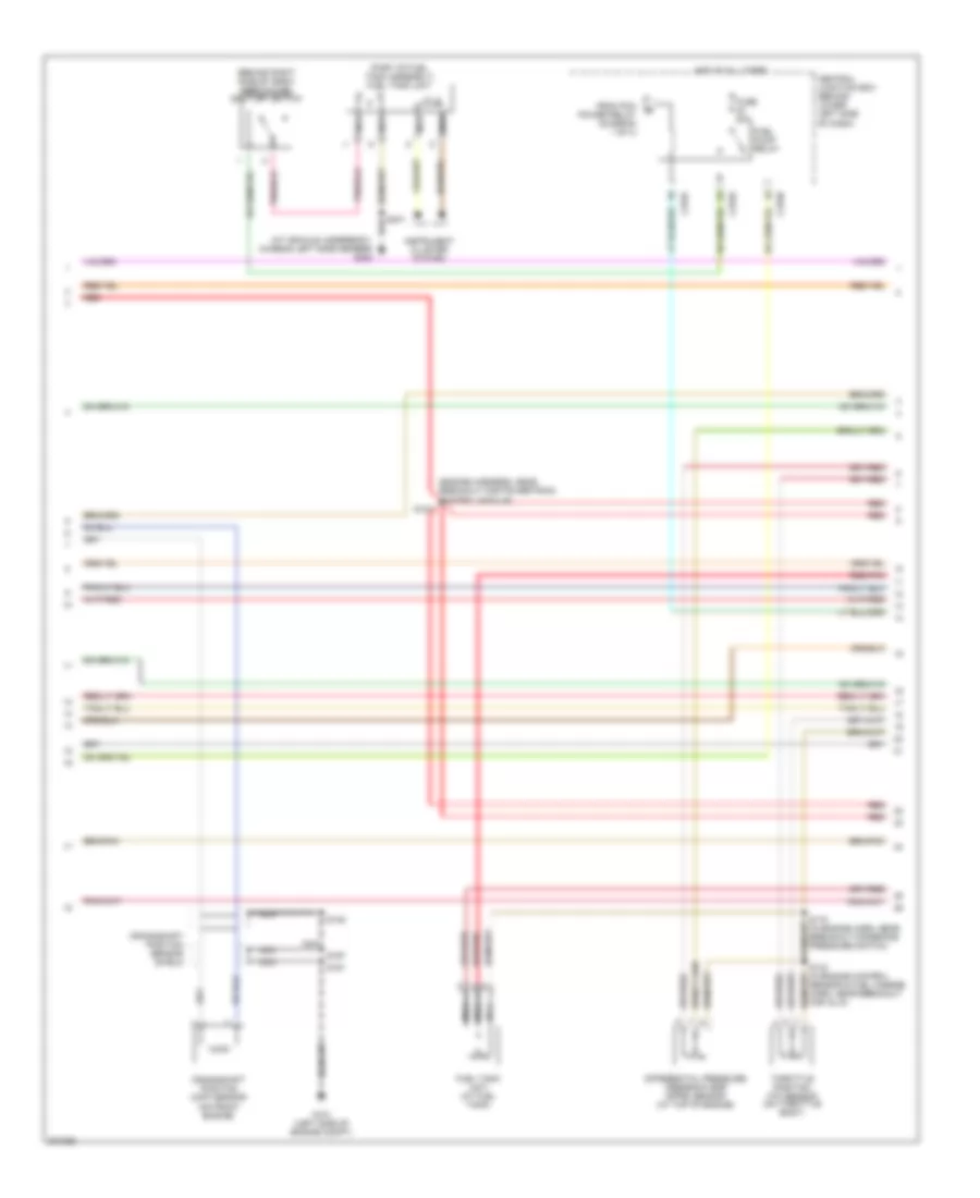 5.4L, Engine Performance Wiring Diagram (2 of 4) for Ford Excursion 2005