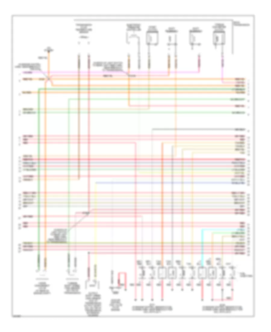 6.8L, Engine Performance Wiring Diagram (3 of 4) for Ford Excursion 2005