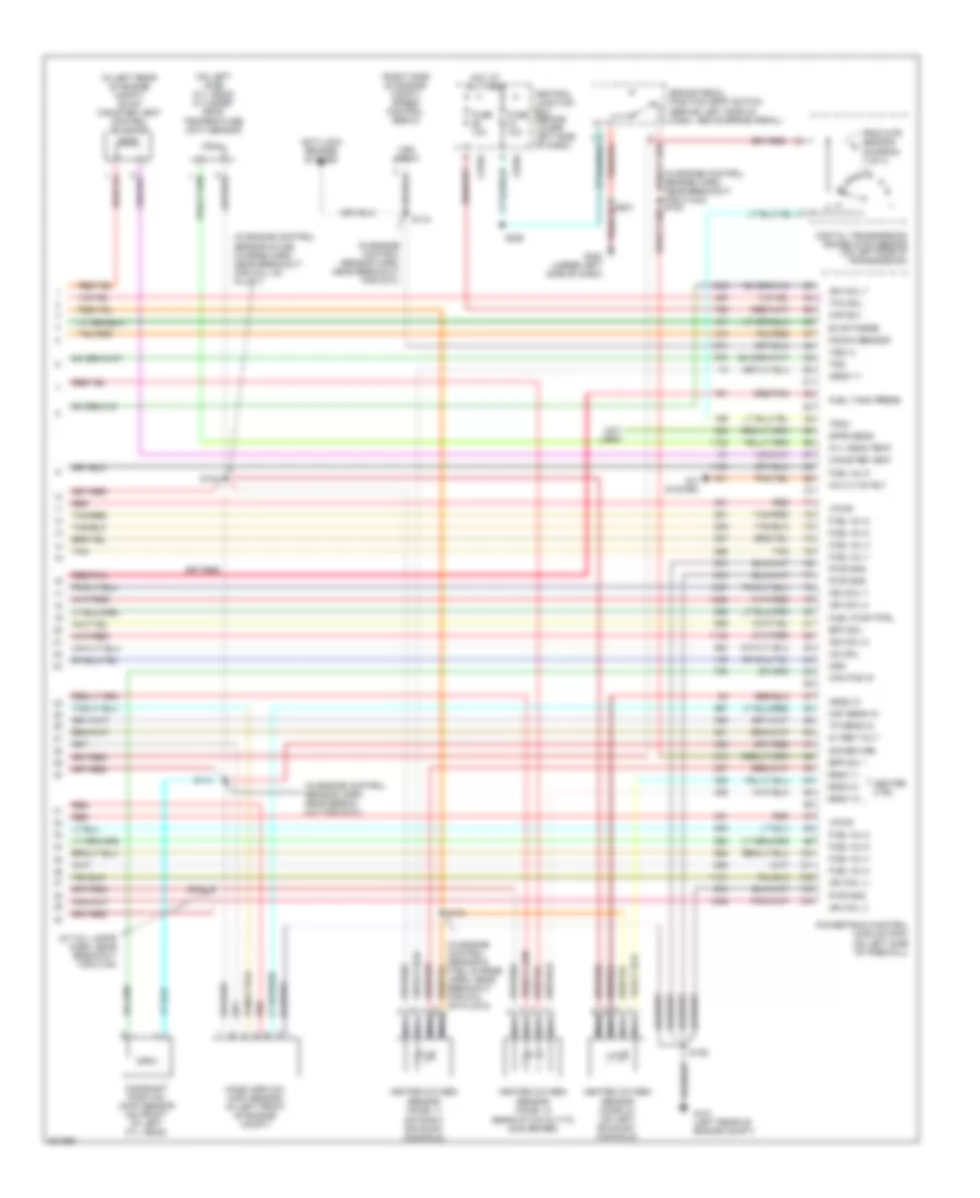 6.8L, Engine Performance Wiring Diagram (4 of 4) for Ford Excursion 2005