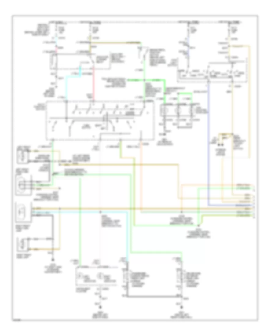 Exterior Lamps Wiring Diagram 1 of 2 for Ford Excursion 2005