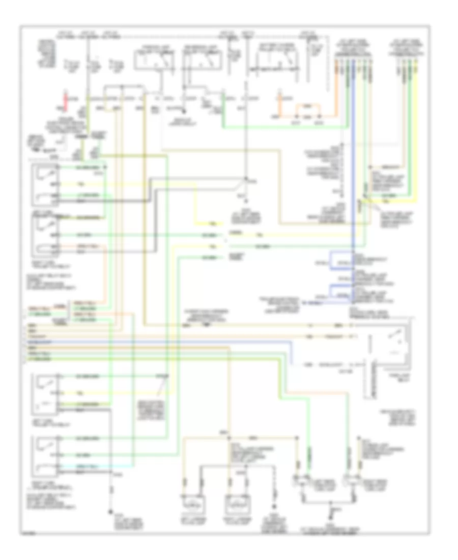 Exterior Lamps Wiring Diagram (2 of 2) for Ford Excursion 2005