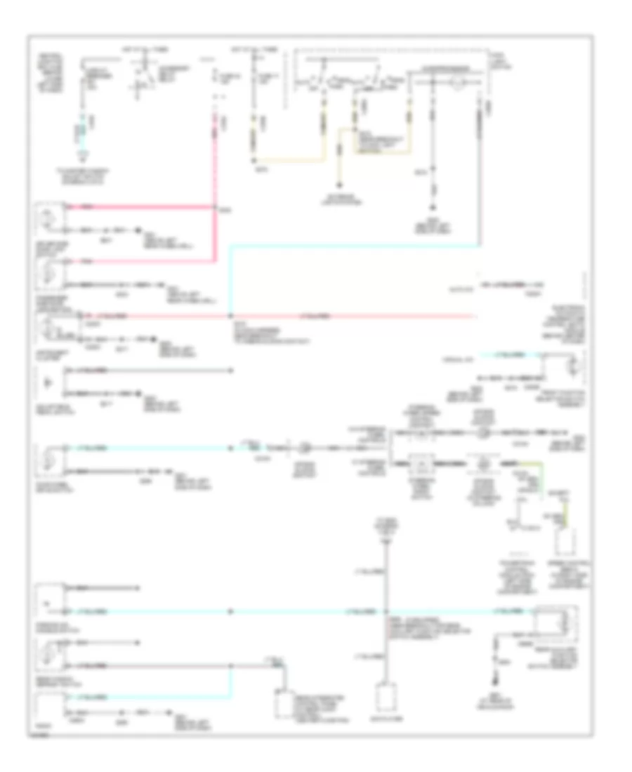 Instrument Illumination Wiring Diagram 1 of 2 for Ford Excursion 2005