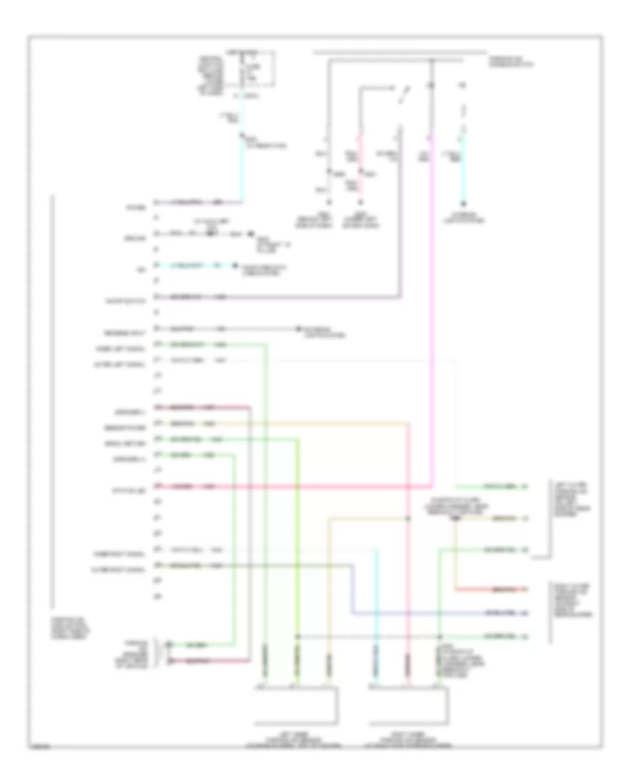 Parking Assistant Wiring Diagram for Ford Excursion 2005