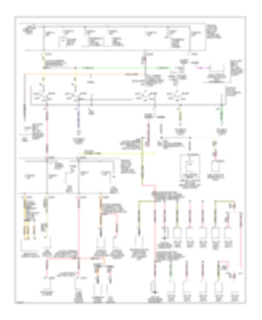Power Distribution Wiring Diagram (3 of 4) for Ford Excursion 2005
