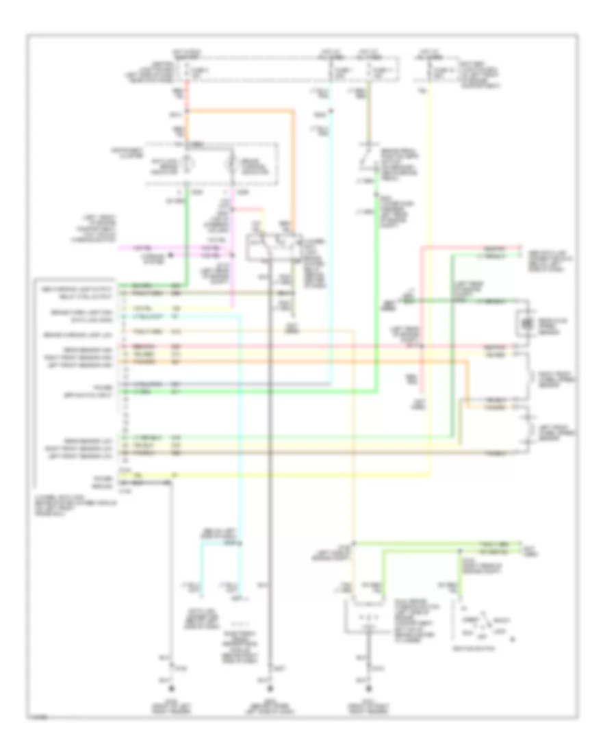 All Wheel ABS Wiring Diagram for Ford E450 Super Duty 1999