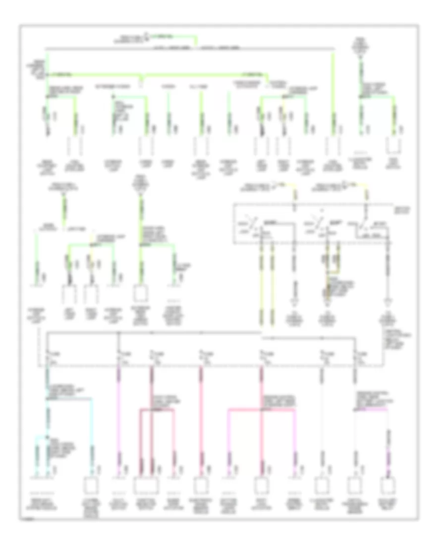 Power Distribution Wiring Diagram (3 of 5) for Ford E450 Super Duty 1999