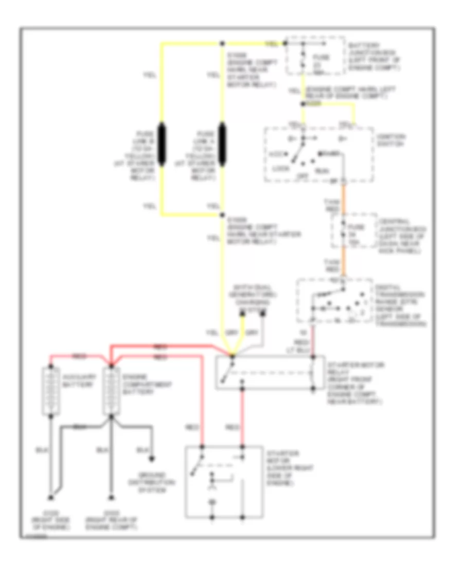 7.3L Diesel, Starting Wiring Diagram for Ford E450 Super Duty 1999