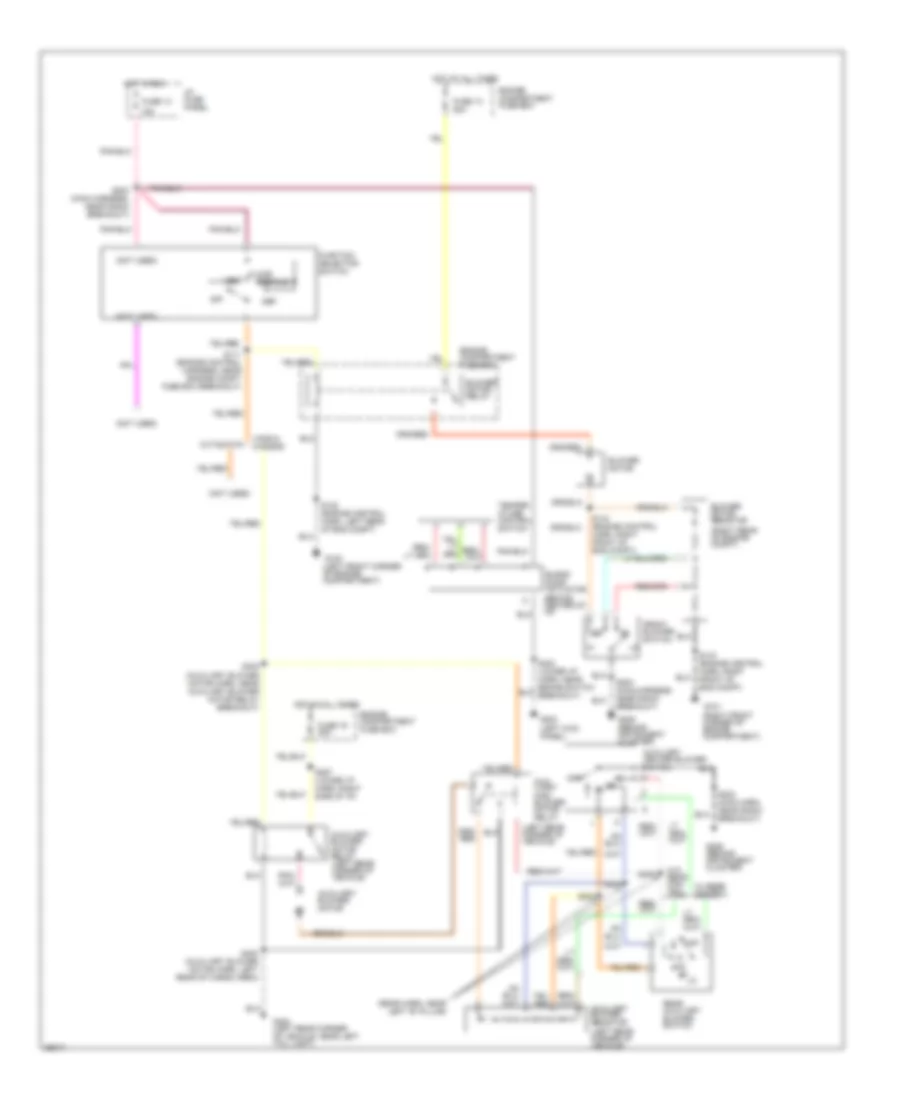 Heater Wiring Diagram for Ford Econoline E150 1997