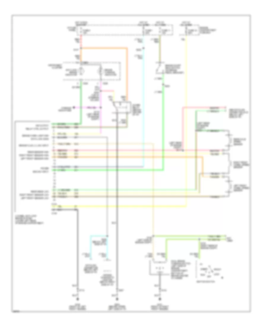 All Wheel ABS Wiring Diagram for Ford Econoline E150 1997