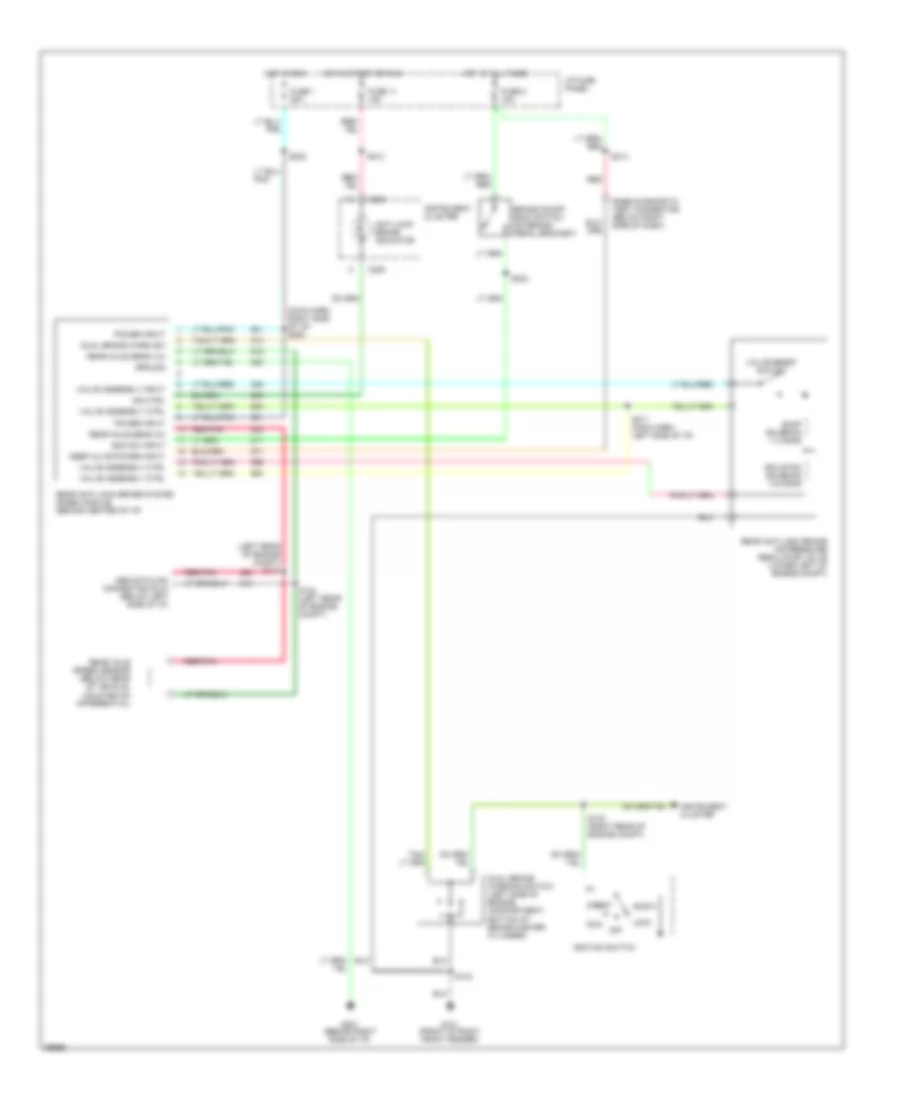 Rear Wheel ABS Wiring Diagram for Ford Econoline E150 1997