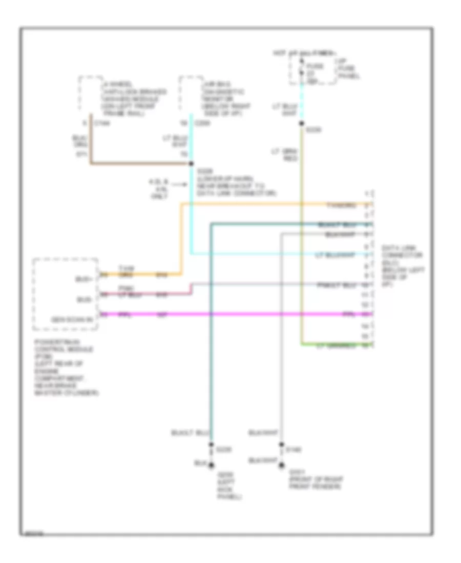 4 2L Computer Data Lines for Ford Econoline E150 1997