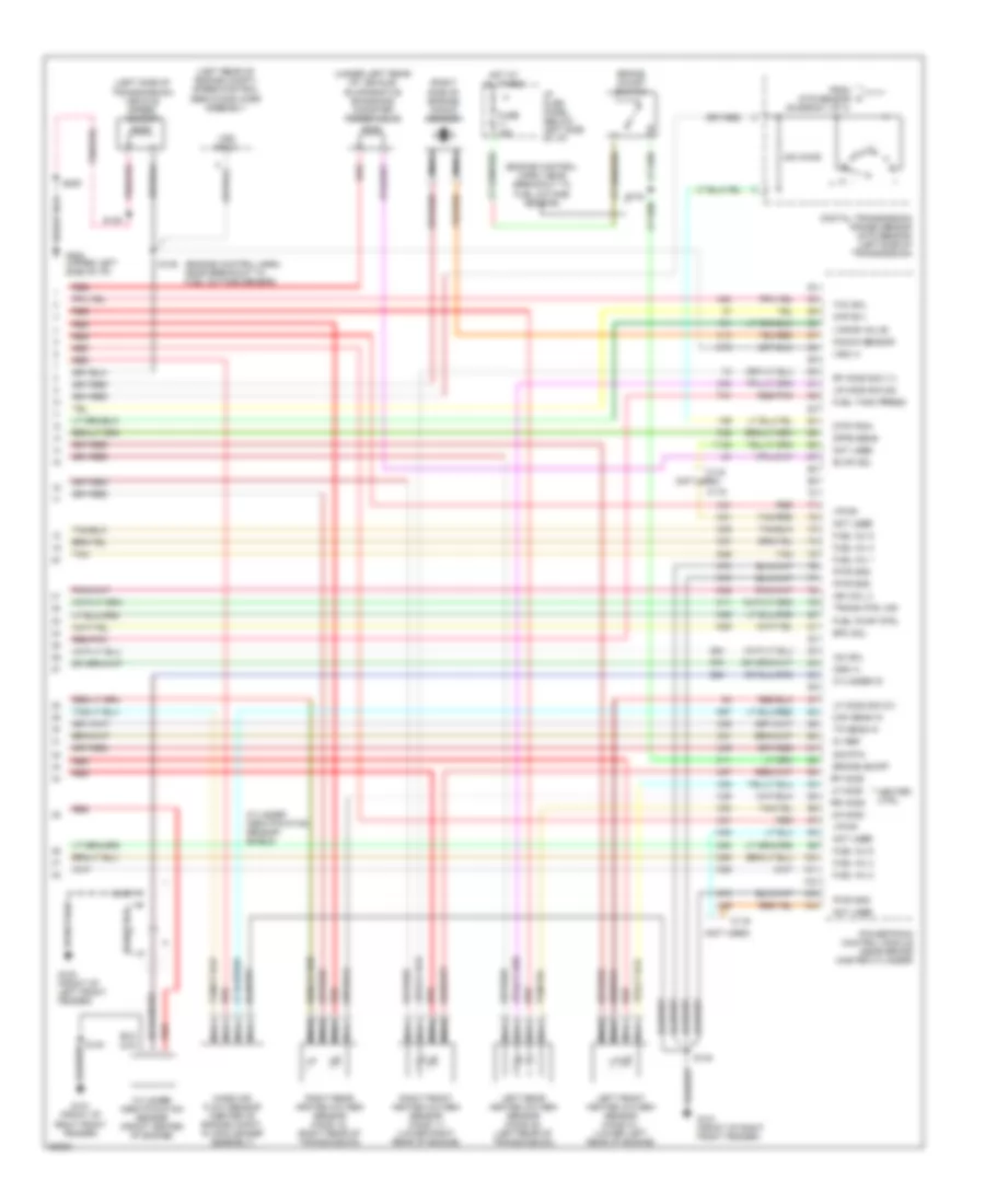 4.2L, Engine Performance Wiring Diagrams (4 of 4) for Ford Econoline E150 1997