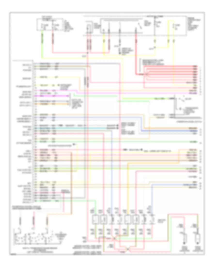 5.4L, Engine Performance Wiring Diagrams (1 of 4) for Ford Econoline E150 1997