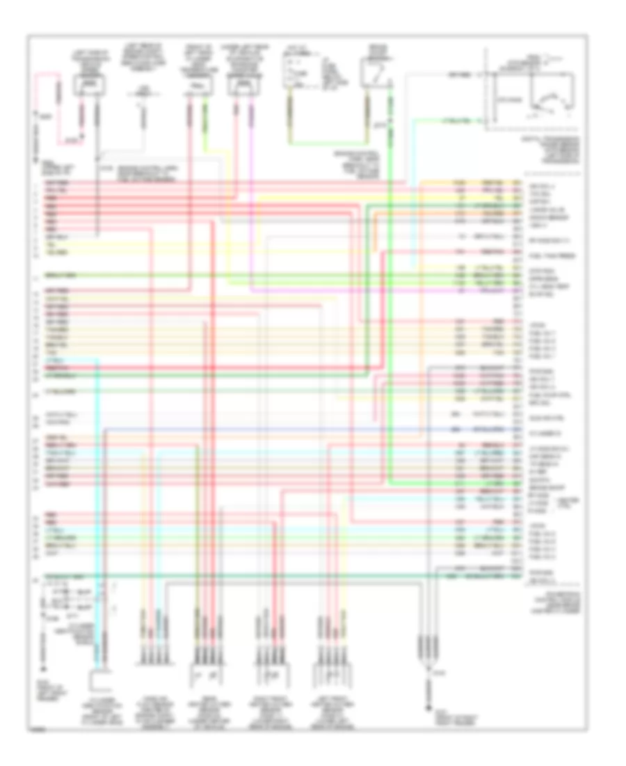 5.4L, Engine Performance Wiring Diagrams (4 of 4) for Ford Econoline E150 1997