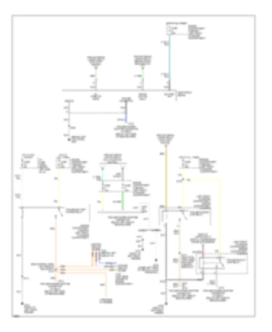 Trailer Camper Adapter Wiring Diagram for Ford Econoline E150 1997