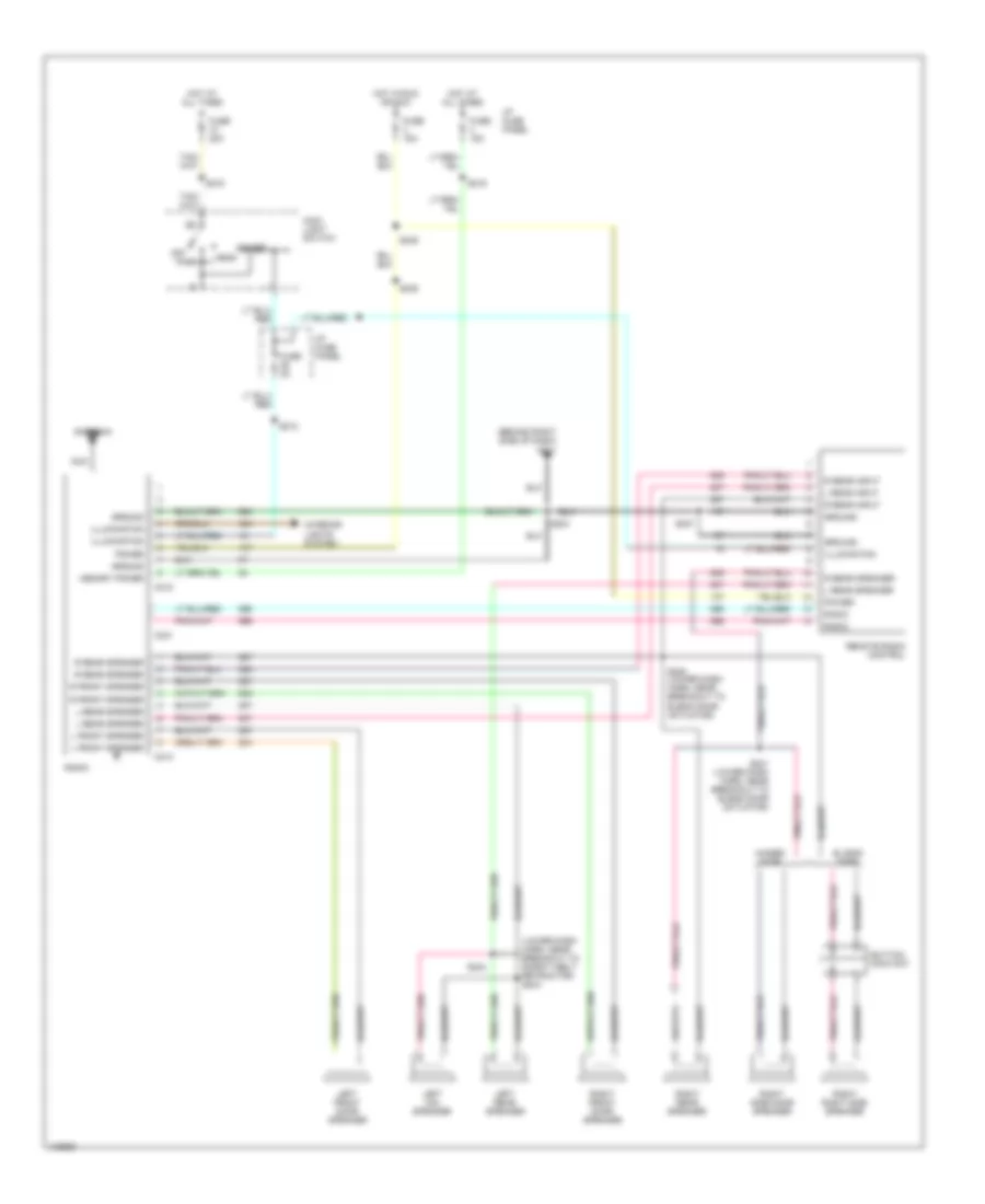 Radio Wiring Diagrams with Remote Control System for Ford Econoline E150 1997