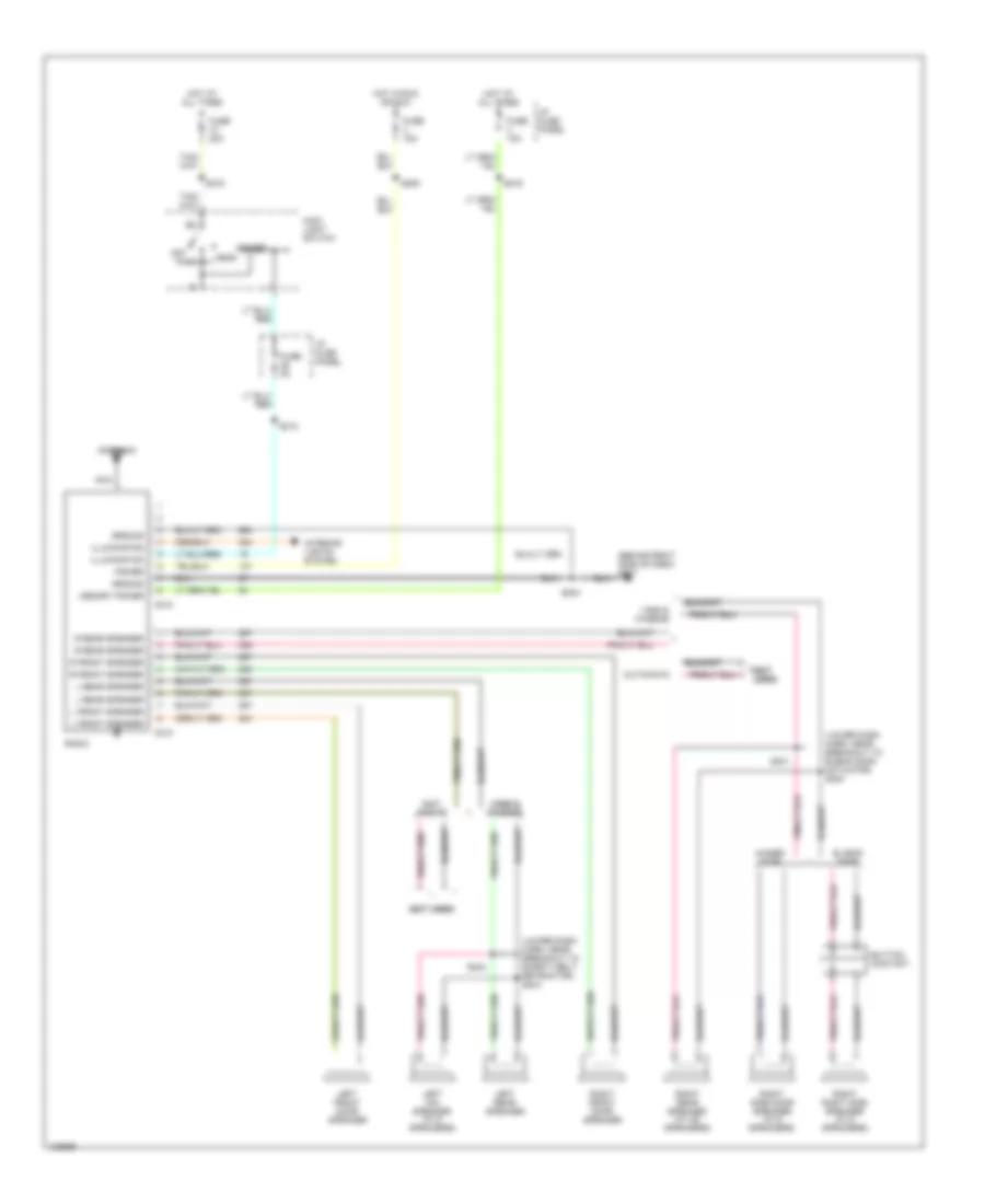 Radio Wiring Diagrams without Remote Control System for Ford Econoline E150 1997