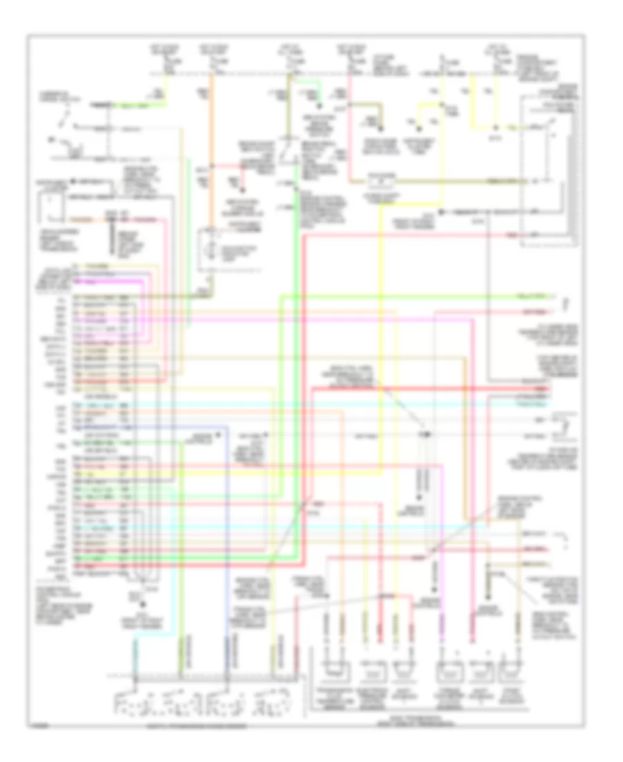 5 4L Transmission Wiring Diagram E4OD for Ford Econoline E150 1997