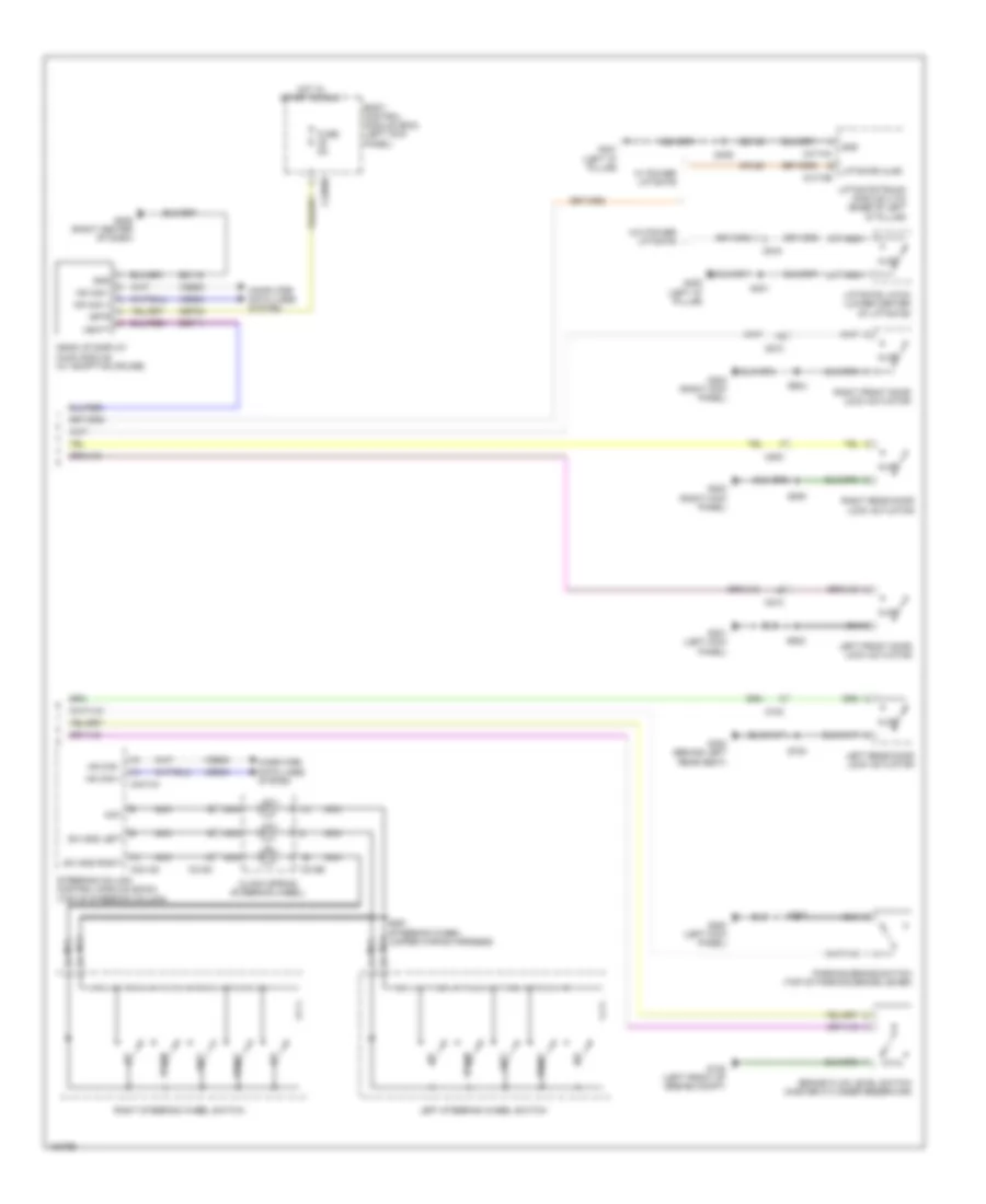 Instrument Cluster Wiring Diagram 2 of 2 for Ford Edge SEL 2014