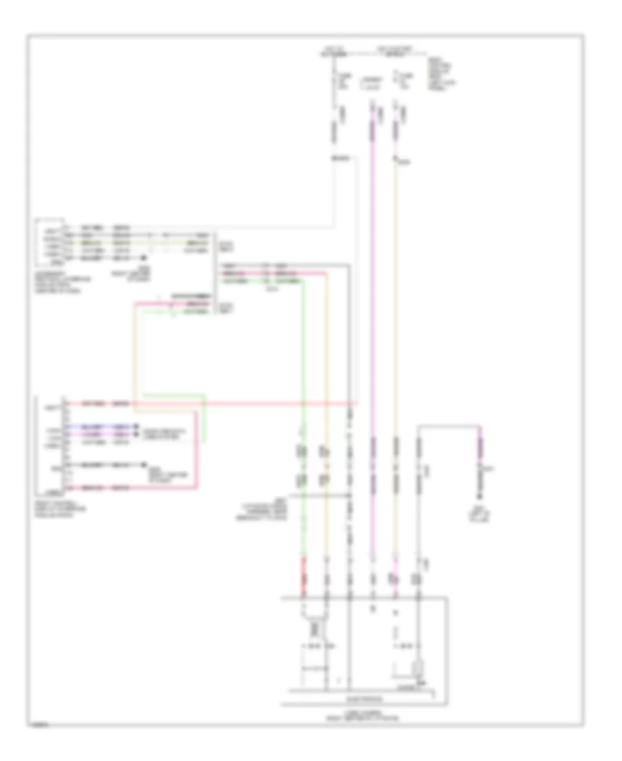 Rear Camera Wiring Diagram for Ford Edge SEL 2014