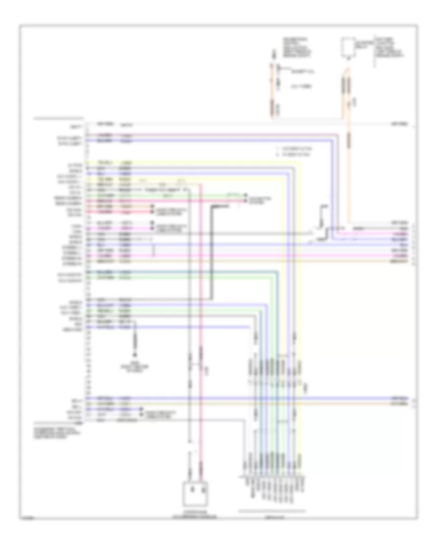 SYNC Radio Wiring Diagram, with SYNC GEN 2 (1 of 2) for Ford Edge SEL 2014