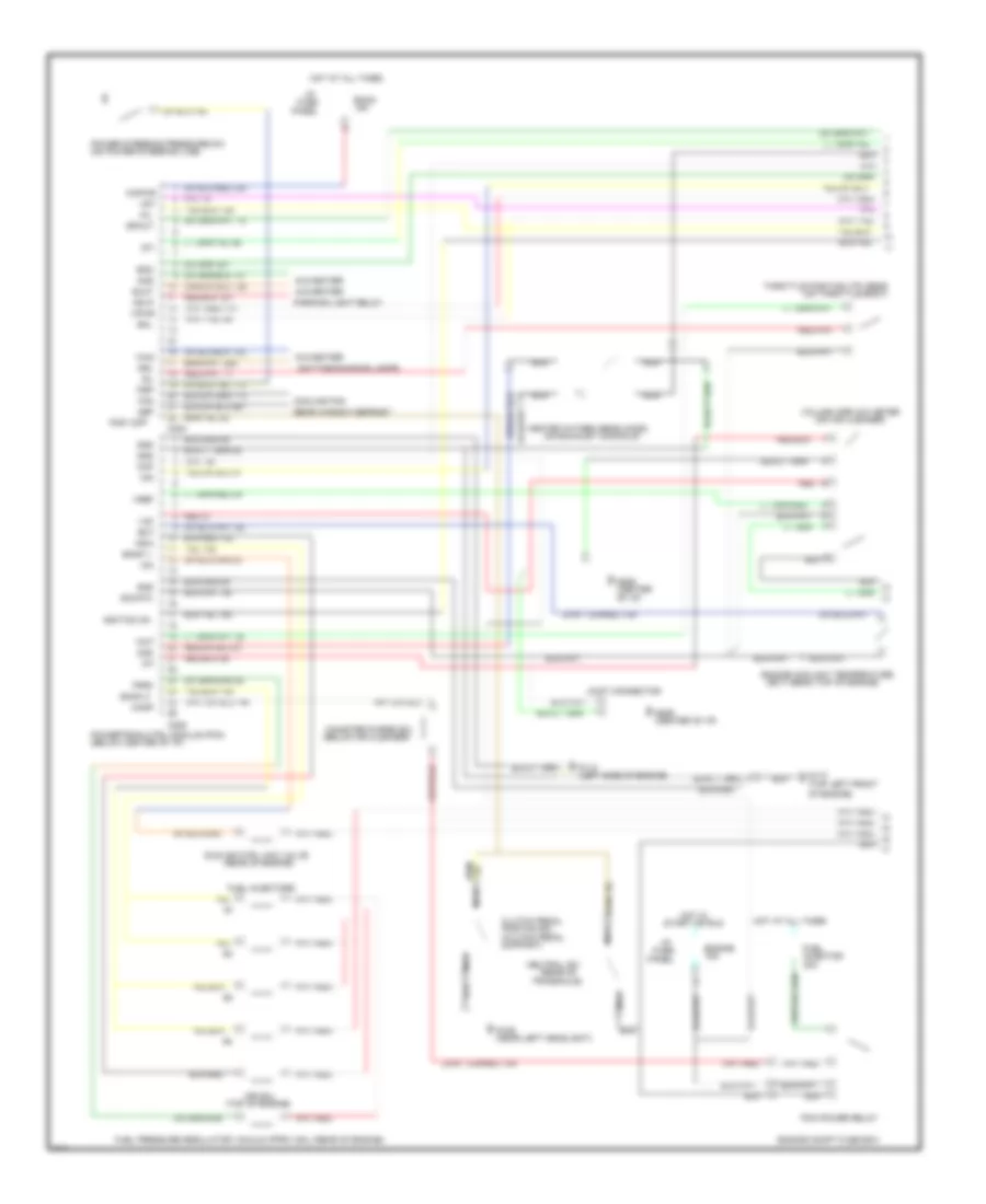 1.8L, Engine Performance Wiring Diagrams, MT (1 of 2) for Ford Escort 1995