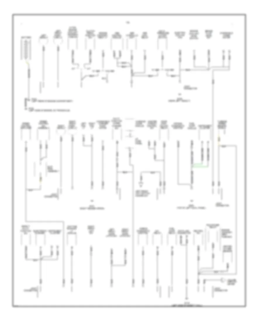 Ground Distribution Wiring Diagram 1 of 4 for Ford Escort 1995