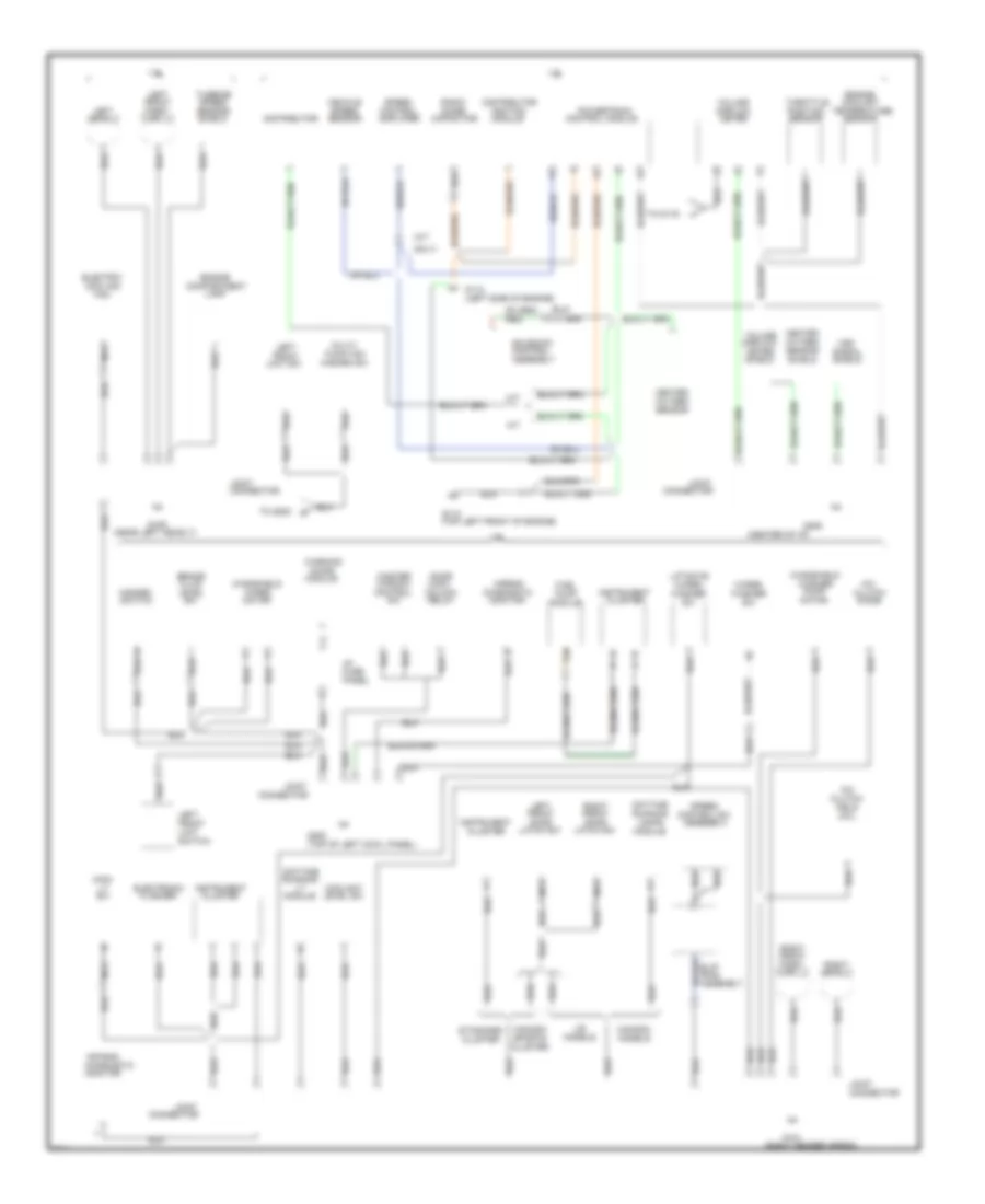 Ground Distribution Wiring Diagram 2 of 4 for Ford Escort 1995