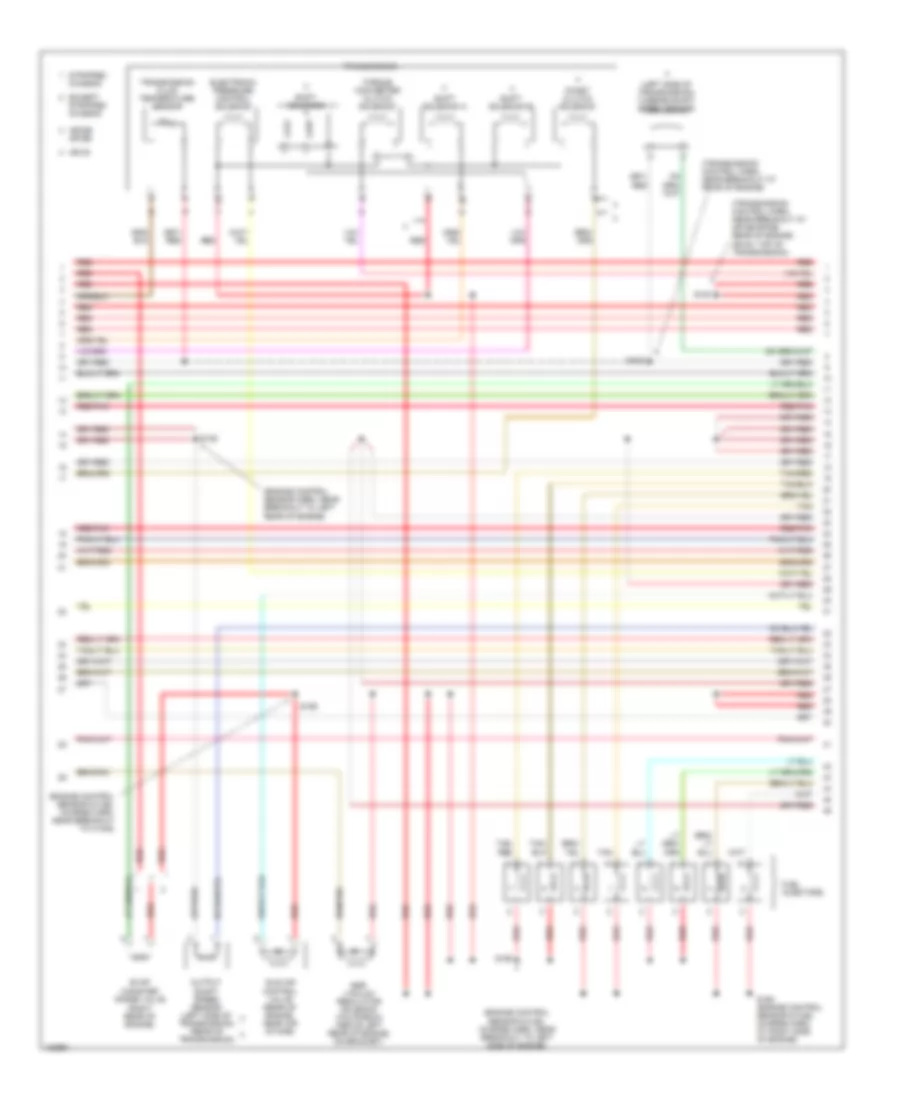 5.4L, Engine Performance Wiring Diagram (3 of 4) for Ford Econoline E350 Super Duty 2004