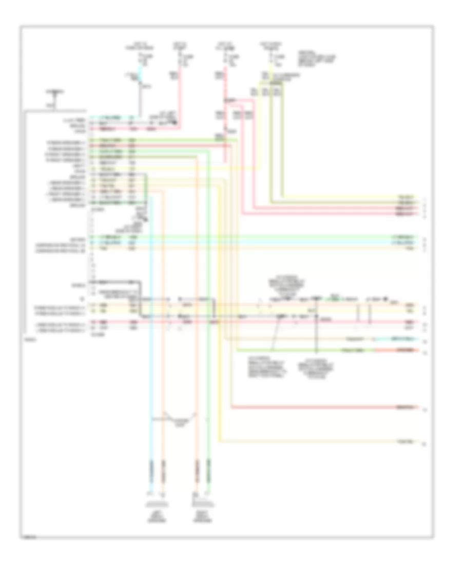 Radio Wiring Diagram with Rear Entertainment 1 of 2 for Ford Econoline E350 Super Duty 2004