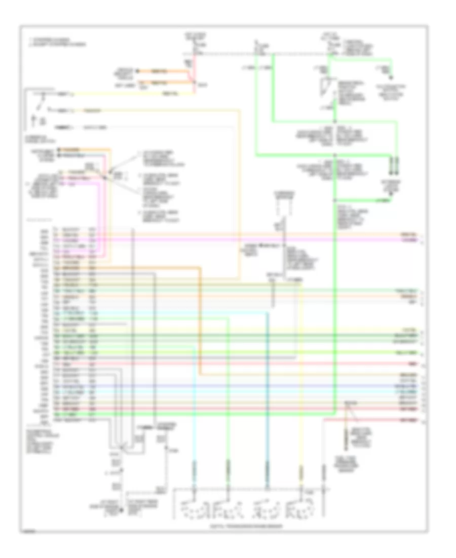 5 4L A T Wiring Diagram with 4R100 Transmission 1 of 2 for Ford Econoline E350 Super Duty 2004