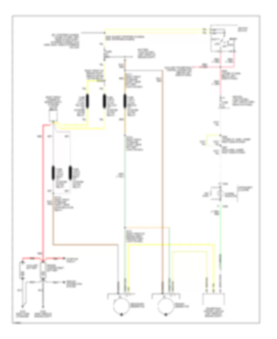 7.3L Diesel, Charging Wiring Diagram, with Dual Generators for Ford Cutaway E350 Super Duty 2001