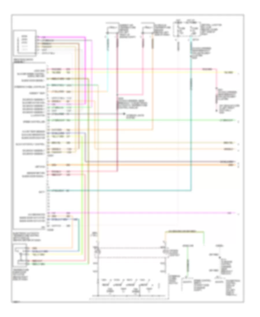 Automatic A C Wiring Diagram 1 of 2 for Ford Cab  Chassis F350 Super Duty 2003