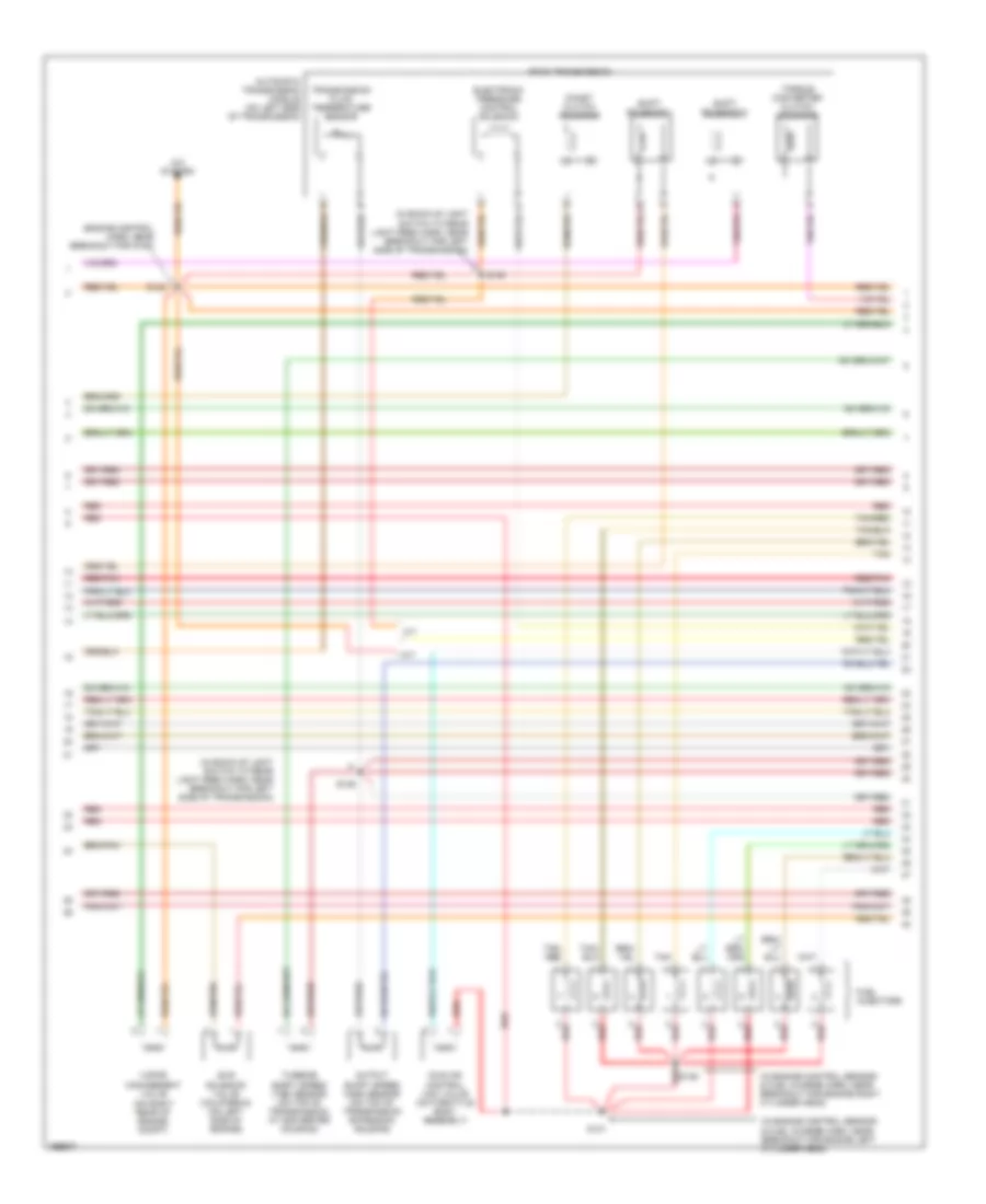 5.4L, Engine Performance Wiring Diagram (3 of 4) for Ford Cab  Chassis F350 Super Duty 2003