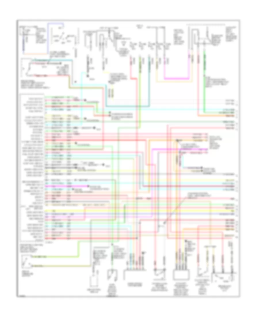 6.0L Diesel, Engine Performance Wiring Diagram (1 of 5) for Ford Cab  Chassis F350 Super Duty 2003