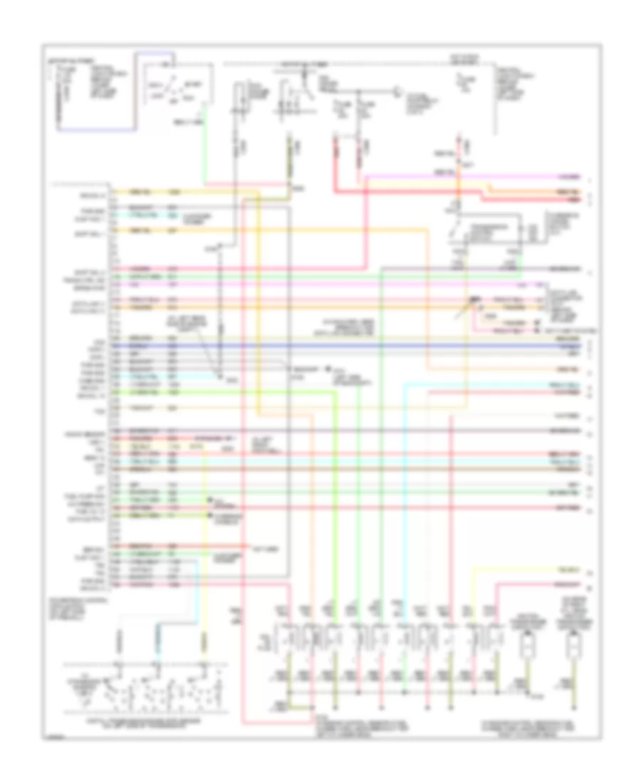 6.8L, Engine Performance Wiring Diagram (1 of 4) for Ford Cab  Chassis F350 Super Duty 2003
