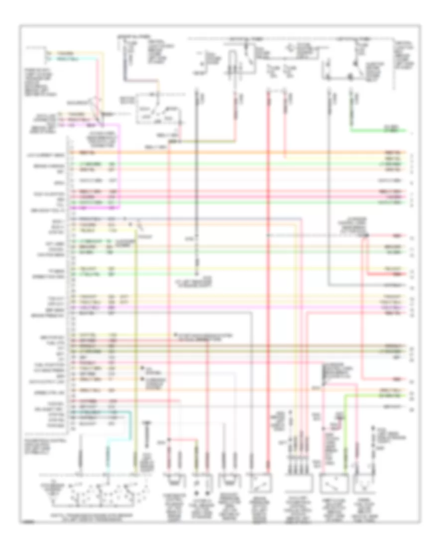 7.3L DI Turbo Diesel, Engine Performance Wiring Diagram, California (1 of 4) for Ford Cab  Chassis F350 Super Duty 2003