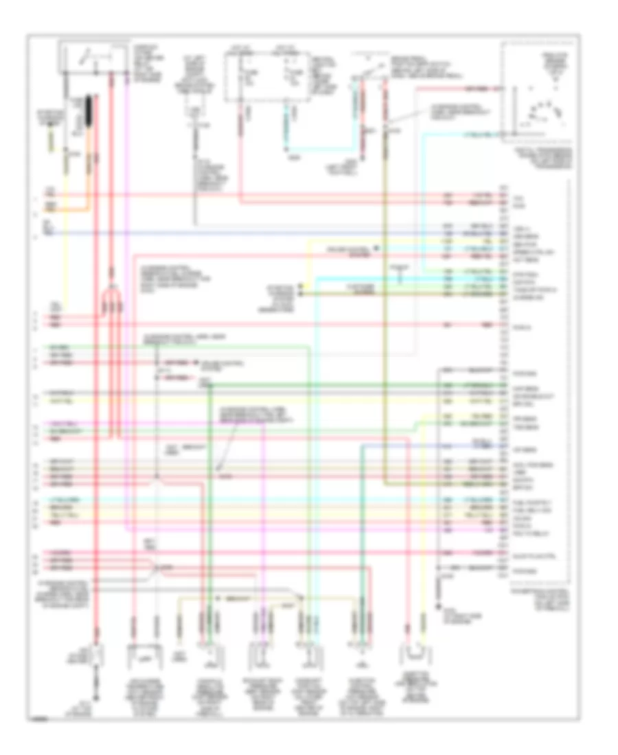 7.3L DI Turbo Diesel, Engine Performance Wiring Diagram, California (4 of 4) for Ford Cab  Chassis F350 Super Duty 2003