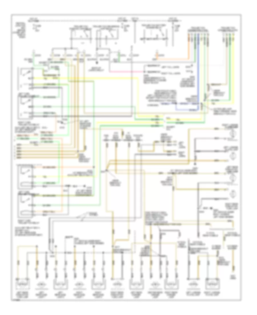 Exterior Lamps Wiring Diagram (2 of 2) for Ford Cab  Chassis F350 Super Duty 2003
