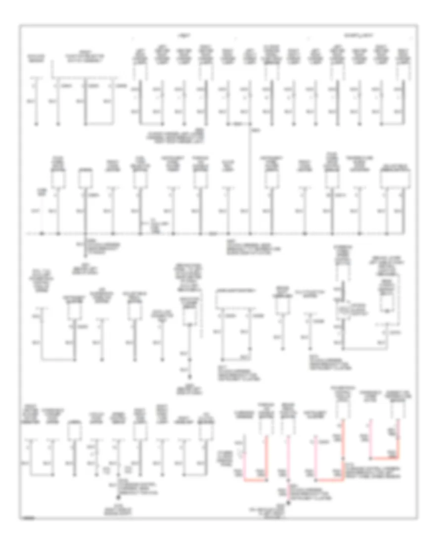 Ground Distribution Wiring Diagram 2 of 4 for Ford Cab  Chassis F350 Super Duty 2003