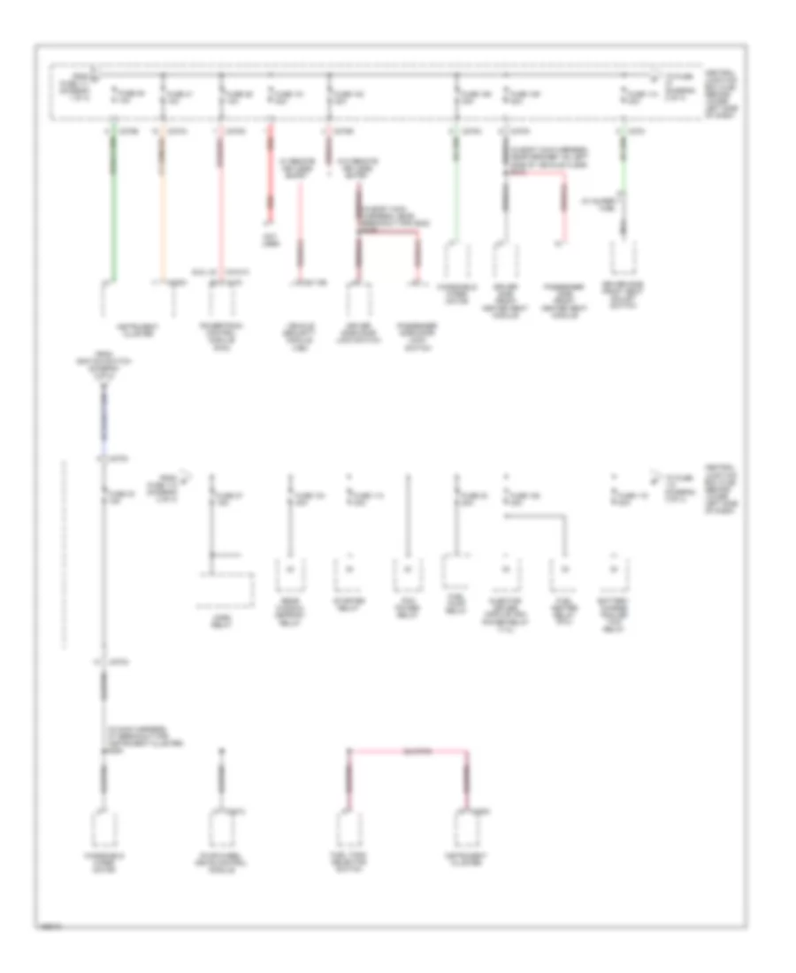 Power Distribution Wiring Diagram 2 of 4 for Ford Cab  Chassis F350 Super Duty 2003