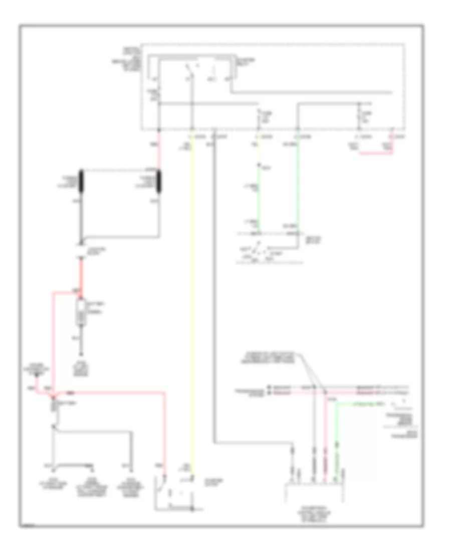 Starting Wiring Diagram 5 Speed A T for Ford Cab  Chassis F350 Super Duty 2003