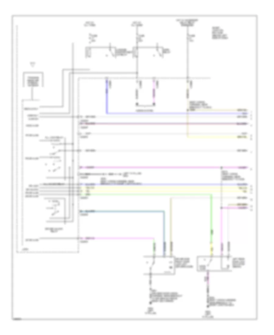Forced Entry Wiring Diagram 1 of 2 for Ford Focus S 2010