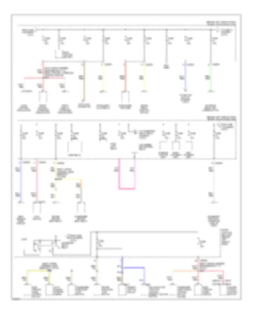 Power Distribution Wiring Diagram 2 of 3 for Ford Focus S 2010
