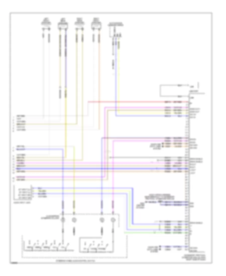 SYNC Radio Wiring Diagram (2 of 2) for Ford Focus S 2010